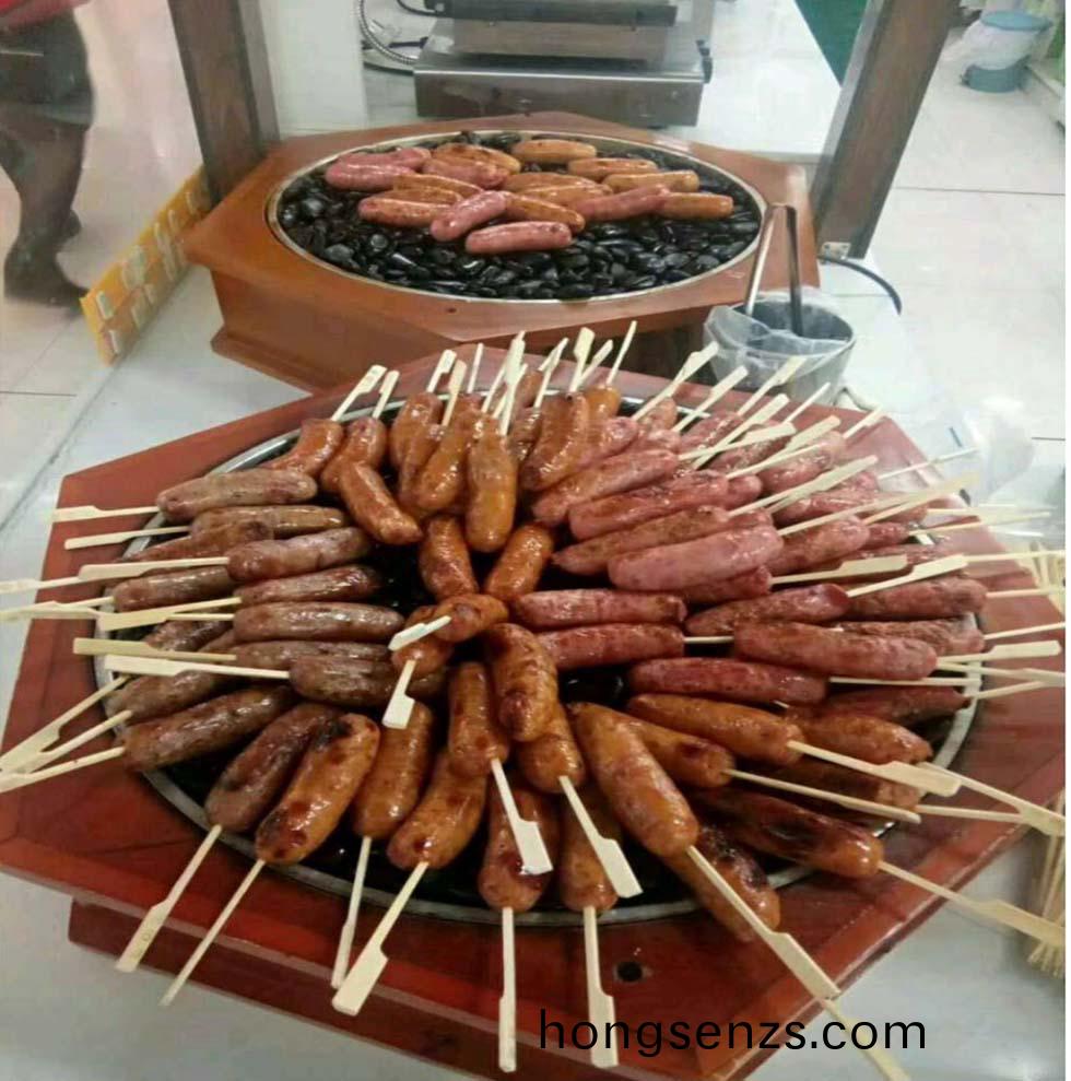 漢伯尅石鍋烤腸在(zai)廣州萬(wan)勝廣場倍受歡迎