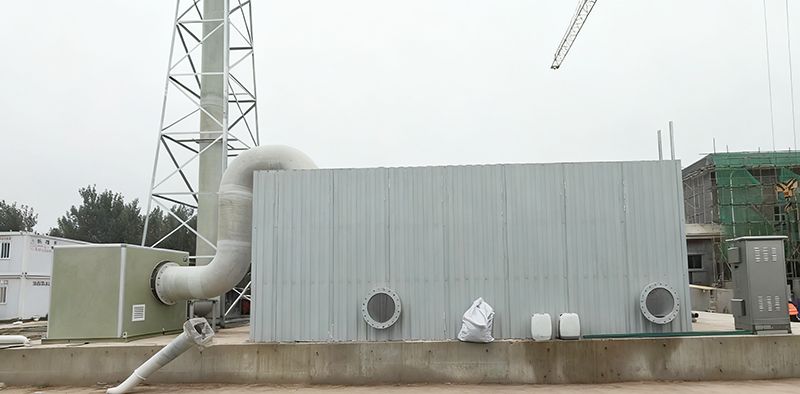 覇州汚水處理廠生物除(chu)臭項目